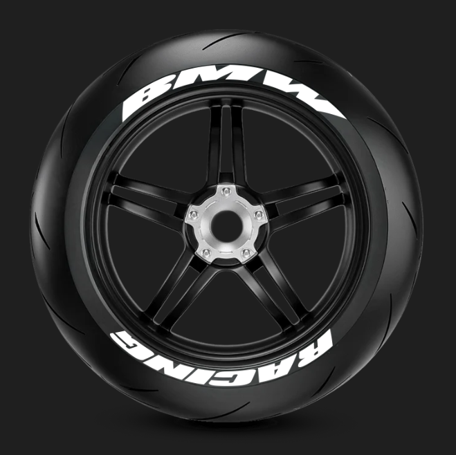 Tire stickers BMW RACING