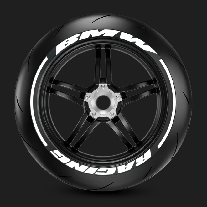 Tire stickers BMW RACING + LINES