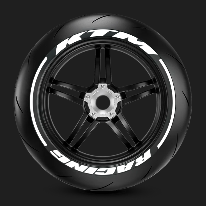 Tire stickers KTM RACING + LINES