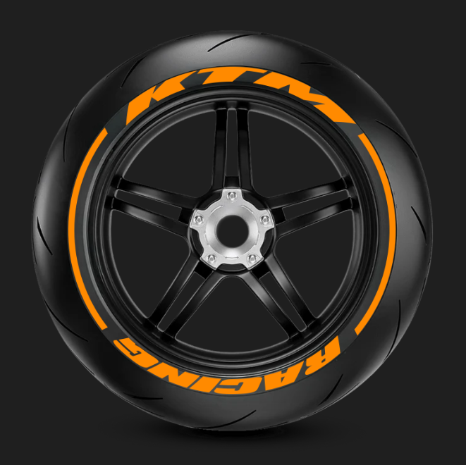 Tire stickers KTM RACING + LINES