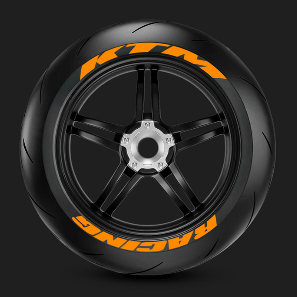 Stickers de pneu KTM RACING Orange - LM STICK’ART