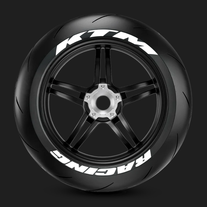 Tire stickers KTM RACING