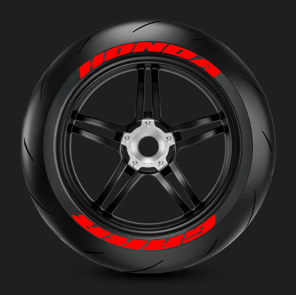 Stickers de pneu HONDA GRRR Rouge - LM STICK’ART