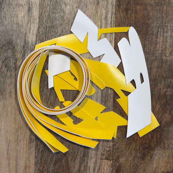 Lettres perdues Blanc - LM STICK’ART