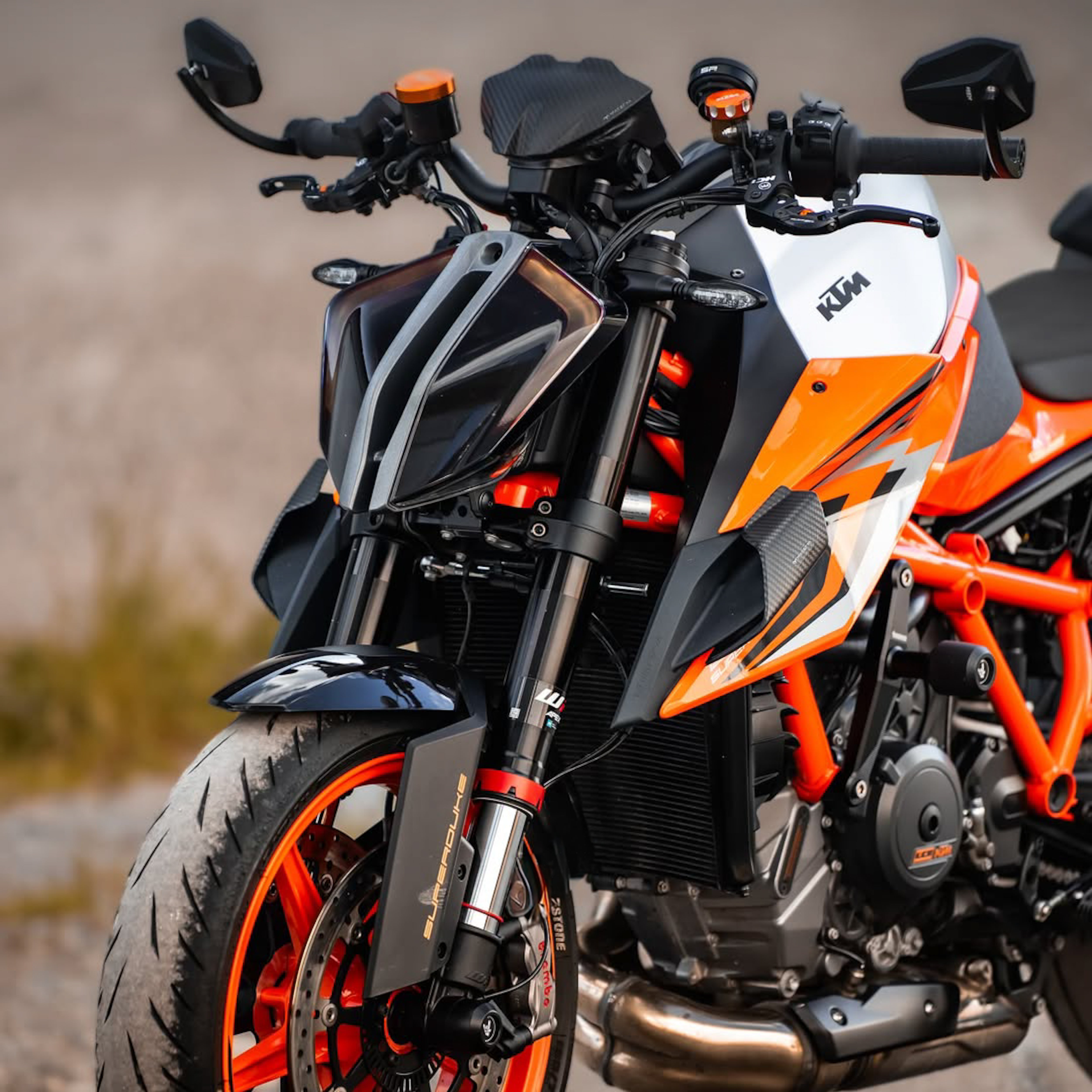 Transparent tinted film for front and rear lights for KTM SUPERDUKE R 2021-2024