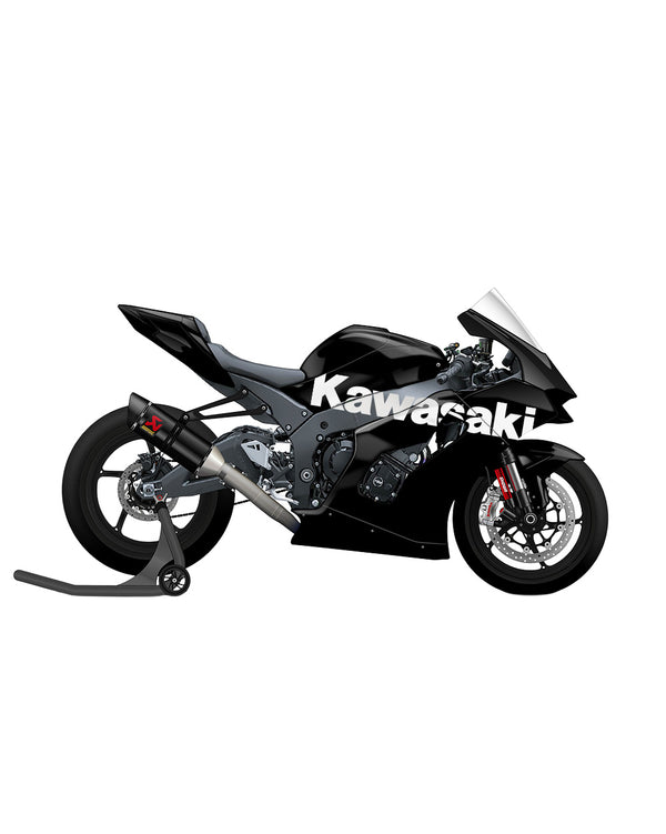 Kit déco KAWASAKI Blanc - LM STICK’ART