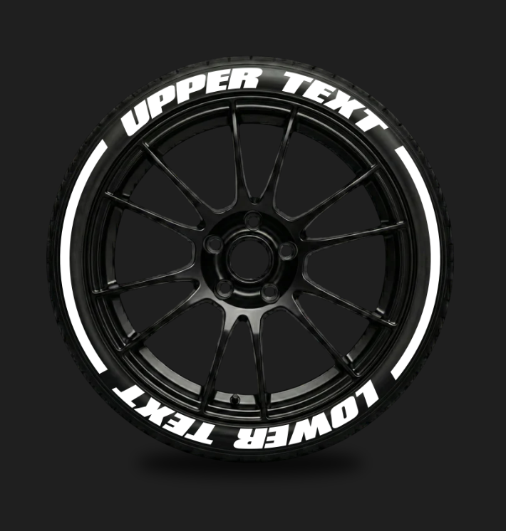 Stickers de pneu voiture CUSTOM